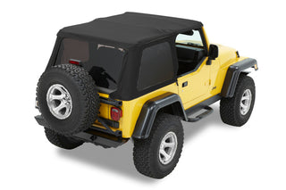 Bestop Trektop Soft Top Black Diamond (F&R): Jeep Wrangler TJ 1997-2006 2.5L / 4.0L