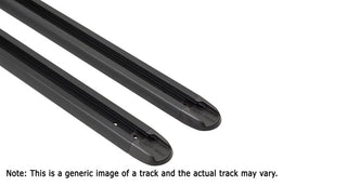 Rhino-Rack Heavy Duty RLTF Track Mount 2 Bar Roof Rack: Jeep Grand Cherokee (1993-1998) / Wrangler (1997-2006) - Silver