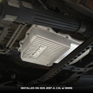 PPE Heavy-Duty Cast Aluminum Transmission Pan: Jeep Wrangler (18-25) / Gladiator (21-23) Deep