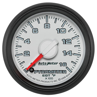 AutoMeter Factory Match 52.4mm Full Sweep Electronic EGT/Pyrometer Gauge: Dodge Ram 2500 / Ram 3500 2003 - 2009