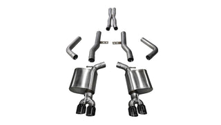 Corsa Extreme Cat-Back Exhaust System: Dodge Challenger 6.2L Hellcat & 6.4L SRT / Scat Pack 2015 - 2023