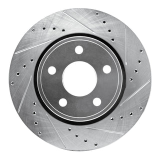 R1 Concepts Drilled & Slotted Brake Rotor (FRONT): Jeep Grand Cherokee 2005-2010