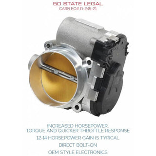 BBK Performance 78MM Throttle Body: Chrysler / Dodge / Ram / Jeep 3.6L V6 2011 - 2025