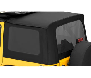 Bestop JK 4-Door Window Set Black Diamond (REAR): Jeep Wrangler 2011-2018 3.6L/3.8L