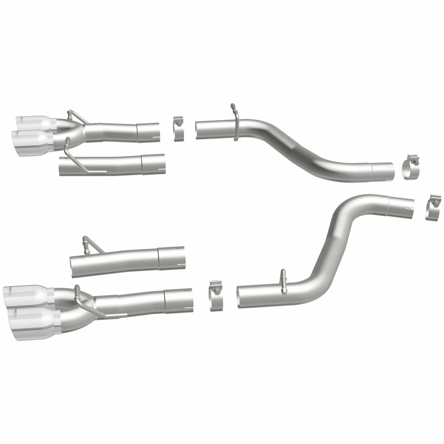 MagnaFlow Race Series Axle-Back Performance Exhaust System Quad Split Rear 3.5in Tip: Dodge Challenger 2015 - 2023