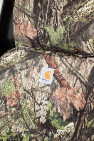 Covercraft 09-14 Dodge Ram 1500/HD Carhartt Camo SeatSaver Custom Front Row Seat Covers - Mossy Oak