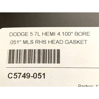 Cometic MLS Head Gaskets (4.100" Bore): Chrysler / Dodge / Ram / Jeep 5.7L Hemi 2003 - 2025