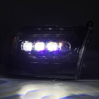 AlphaRex NOVA LED Projector Headlights (Alpha-Black): Dodge Ram 2009 - 2018 (1500, 2500 & 3500)