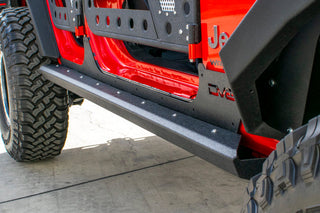 DV8 Offroad Frame Mounted Sliders: Jeep Wrangler JK (2007-2018) (4-Door)