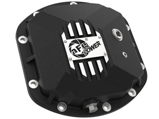 aFe Street Series Diff Cover Machined Fins: Jeep Wrangler 1997-2018 2.5L/3.6L w/ Gear Oil - Black