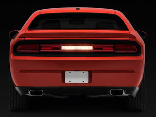 Raxiom LED Tail Lights Chrome Housing Red/Clear Lens: Dodge Challenger 2008-2014