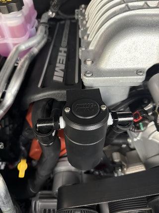 K&N Catch Can; Oil Separator: Fits Most Chrysler/Dodge/Jeep 6.4L (11-24) w/ 6.4L HEMI
