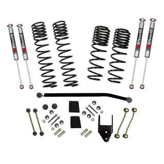 Skyjacker 3.5-4in Dual Rate Long Trvl Sus Lift Kit w/M95 Mono Shocks: Jeep Wrangler JL 2020-2023 3.0L EcoDiesel