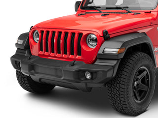 Raxiom Axial LED Headlights RGB Halo Black Housing: Jeep Wrangler JL 2018-2025 / Gladiator 2020-2025 6.4L 392 / 3.6L V6 / 3.0L EcoDiesel / 2.0L Turbo