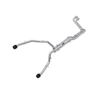MBRP T304 Dual Split Rear Cat-Back Exhaust w/ Carbon Fiber Tips: Ram 1500 3.0L Hurricane 2025 - 2026