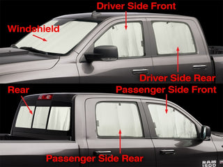 WeatherTech TechShade Full Vehicle Kit: Fits Ram 1500 / 2500 / 3500 2009-2024 3.6L / 5.7L Hemi