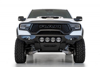 Addictive Desert Designs Bomber Front Bumper (FRONT): Ram 1500 TRX (2021-23) - Hammer Black/Satin Black
