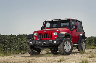 Rugged Ridge Spartacus Front Bumper Black: Jeep Wrangler 2007-2018 2.0L/3.6L/3.8L V6