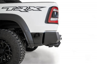 Addictive Desert Designs Stealth Fighter Rear Bumper w/ D-Rings and Cube Light Mounts: Ram 1500 TRX (2021-23) - Hammer Black