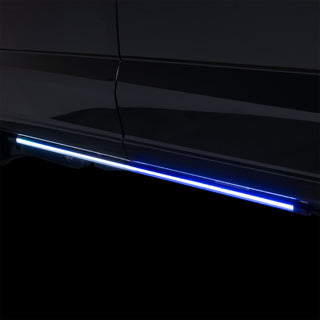 Putco 11-23 Dodge Durango Blade Rocker Kits Sideliners - Red/Blue w/ White Override