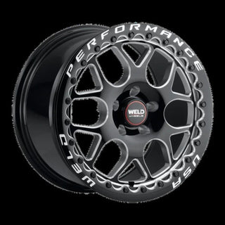 Weld Solana / Gloss Black Milled | 17x10 | 5x127 | +38mm - Beadlock