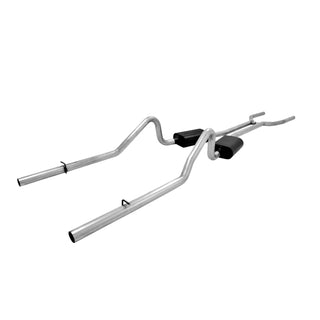Flowmaster American Thunder Crossmember-Back Exhaust System: Dodge Charger 1968-1970