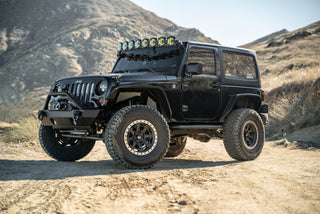 DV8 Offroad Body/Pinch Weld Side Steps (LH/RH): Jeep Wrangler JK 2007-2018 3.8L/3.6L V6