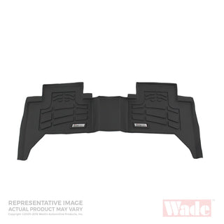 Westin 2002-2008 Dodge/Ram 1500 Mega Cab 4WD Wade Sure-Fit Floor Liners 2nd Row - Black