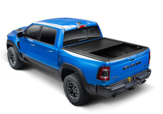 Retrax RetraxPRO MX Retractable Tonneau Cover: Ram 1500 2019-2024 5.7L/6.2L w/ Clamp-On Mount - Matte Black
