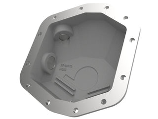 AFE Street Series Rear Differential Cover (Raw w/Machined Fins): Jeep Wrangler JL 2018 - 2025 (w/ Dana M200)