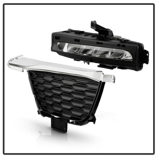 Spyder 22-24 Jeep Grand Cherokee (2-Row) OEM LED Fog Lights w/Switch - Clear (FL-JGC22-LED-C)