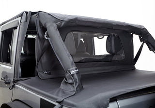 Rampage Windbreaker Black Diamond: Jeep Wrangler JK 2007-2018 3.6L/3.8L V6