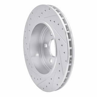 R1 Concepts Drilled & Slotted Brake Rotor (REAR RIGHT): Jeep Grand Cherokee 2005-2010 6.1L SRT8