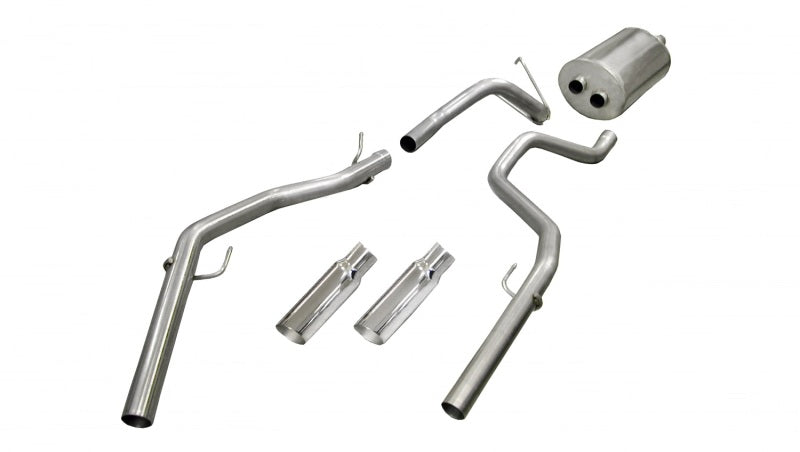 Corsa Sport Cat-Back Exhaust System (Polished Tips): Dodge Ram 5.7L Hemi 1500 2009 - 2018