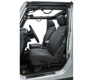 Bestop Front Seat Covers Black Diamond (FRONT): Jeep Wrangler JK 2013-2018 3.6L