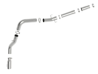 aFe LARGE BORE HD 5in 409-SS DPF-Back Exhaust w/Pol Tip: Ram 2500 / 3500 2019-2026 6.7L Diesel