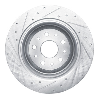 R1 Concepts Drilled & Slotted Brake Rotor (FRONT RIGHT): Jeep Grand Cherokee 1999-2004 2.5L / 4.0L