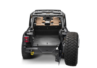 BedRug Rear Kit w/ Gap Hider: Jeep Wrangler JK 2018 / Wrangler (18-24)