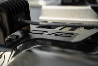 DV8 Offroad Dual Light Pod Mounts: Jeep Wrangler JL 2020-2026 2.0L Turbo/3.6L V6