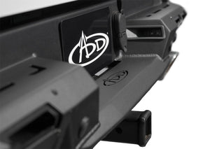 Addictive Desert Designs Black Label Rear Bumper: Ram 1500 (2019-2024) - Hammer Black/Satin Black
