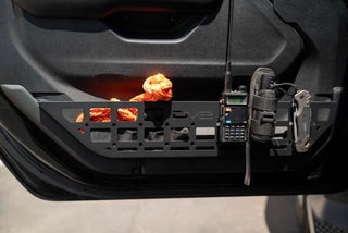 DV8 Offroad Slim Front Door Molle Pockets (FRONT): Jeep Wrangler JL/Gladiator JT 2018-2026 2.0L/3.6L