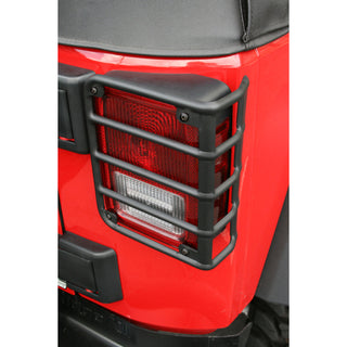Rugged Ridge Black Tail Light Euro Guards: Jeep Wrangler 2007-2018 3.6L/3.8L V6