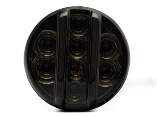 Raxiom Axial Series Smoked LED Front Turn Signals: Fits Most Jeep Wrangler Models (2007-2018)