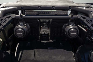 DV8 Offroad Speaker/Light Bar Mount: Jeep Wrangler 2018-2025 2.0L/3.6L