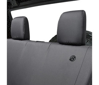 Bestop Rear Seat Covers Black Diamond (REAR): Jeep Wrangler JK 2008-2011 3.8L / 2012 3.6L