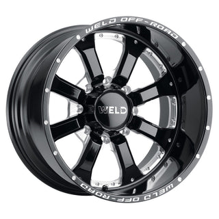 Weld W125 Granada / Gloss Black Milled | 20x12 | 6x139.7 | -44mm Offset