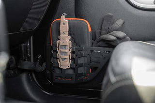 DV8 Offroad Front Door Pocket Molle Panels (FRONT): Jeep Wrangler JK 2011-2018 3.8L/3.6L