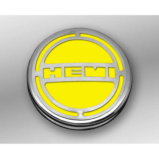 American Car Craft "HEMI" Deluxe Fluid & Shock Tower Cap Covers (13PC): Dodge Challenger V8 2008 - 2023