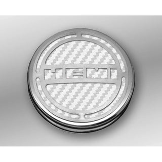 American Car Craft "HEMI" Deluxe Fluid & Shock Tower Cap Covers (13PC): Dodge Challenger V8 2008 - 2023