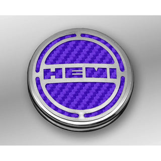 American Car Craft "HEMI" Deluxe Fluid & Shock Tower Cap Covers (13PC): Dodge Challenger V8 2008 - 2023